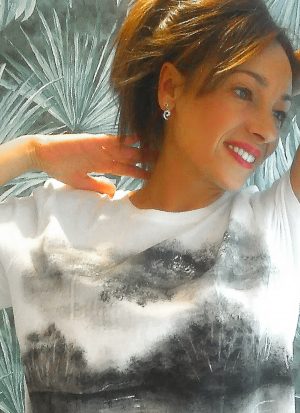 Camisetas originales pintadas a mano hombre