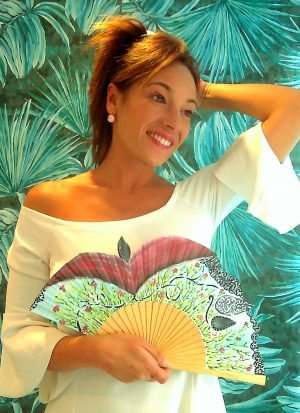 Abanicos exclusivos pintados a mano